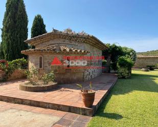 Jardí de Finca rústica en venda en Castell-Platja d'Aro amb Aire condicionat, Terrassa i Piscina