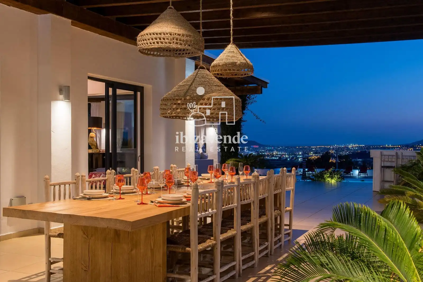 Terraza de Casa o chalet de alquiler en Santa Eulària des Riu con Aire acondicionado, Calefacción y Terraza