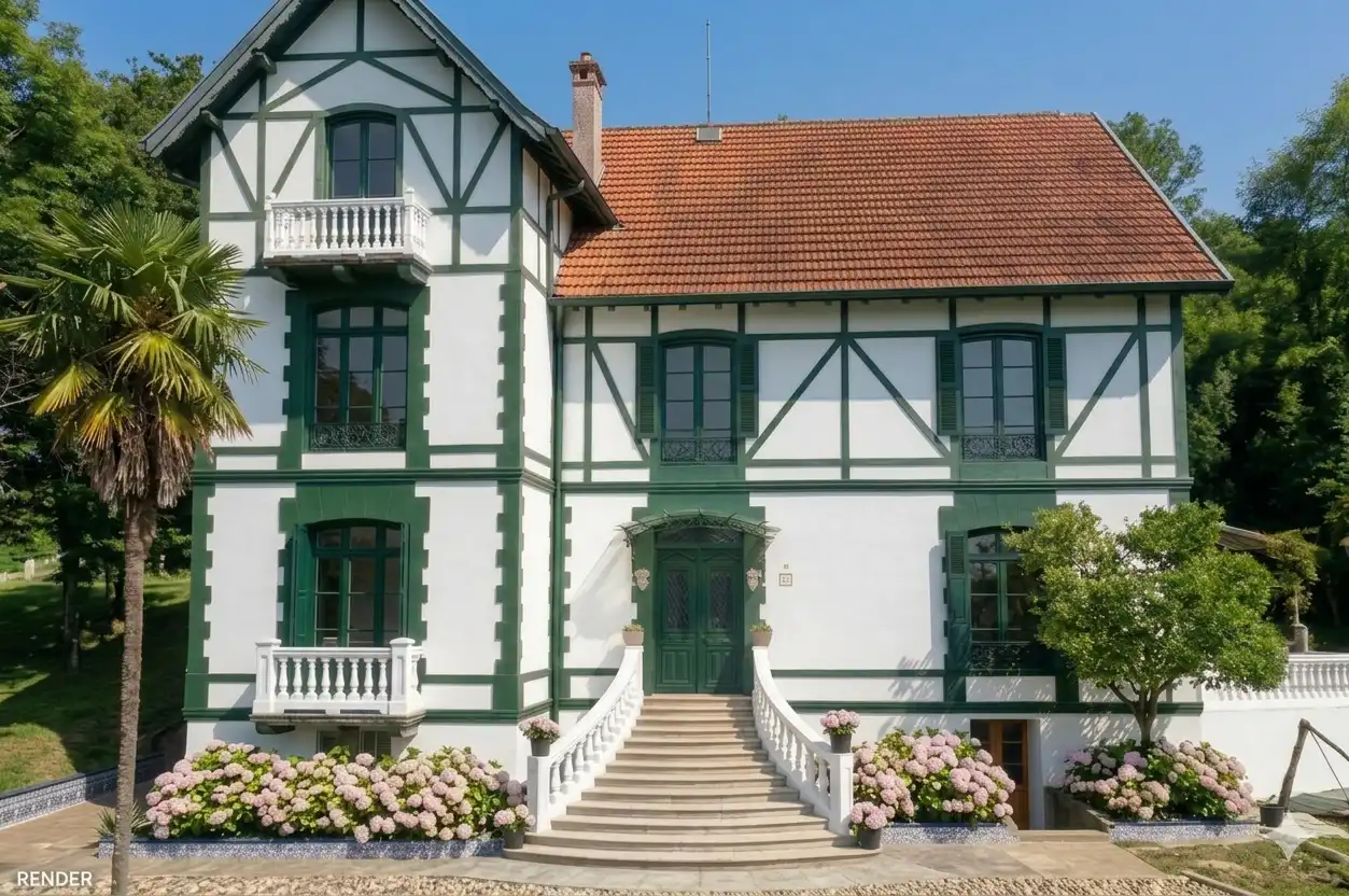 Vista exterior de Finca rústica en venta en Donostia - San Sebastián  con Calefacción, Jardín privado y Terraza