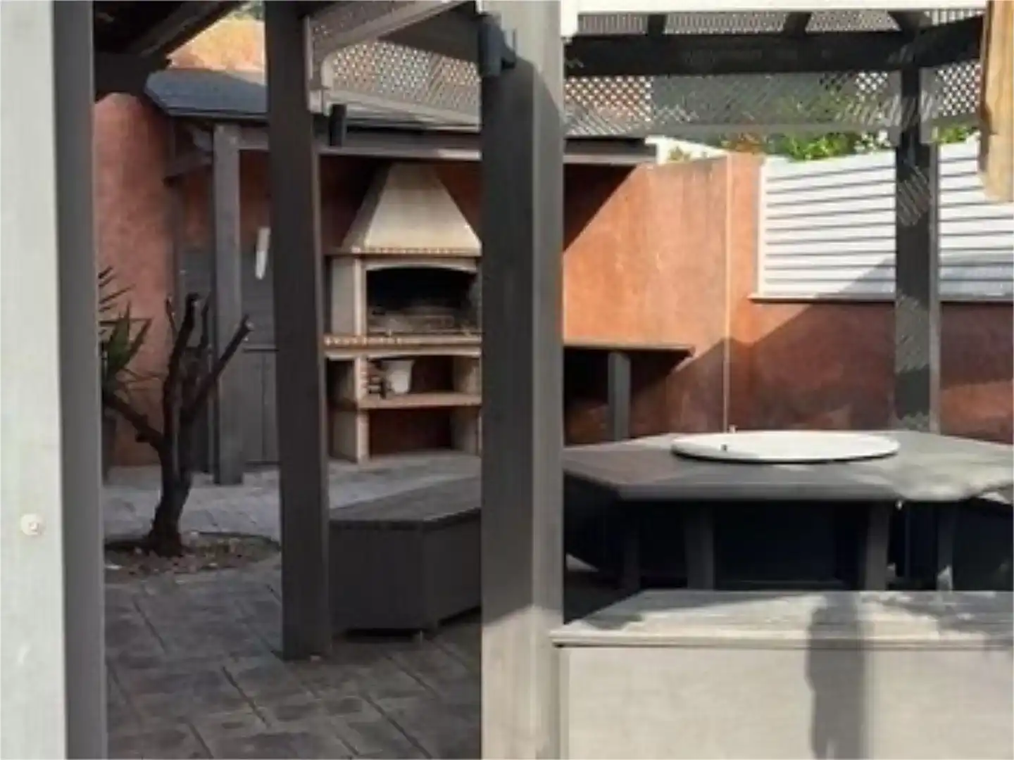 Terrasse von Einfamilien-Reihenhaus zum Verkauf in Cunit mit Klimaanlage, Schwimmbad und Balkon