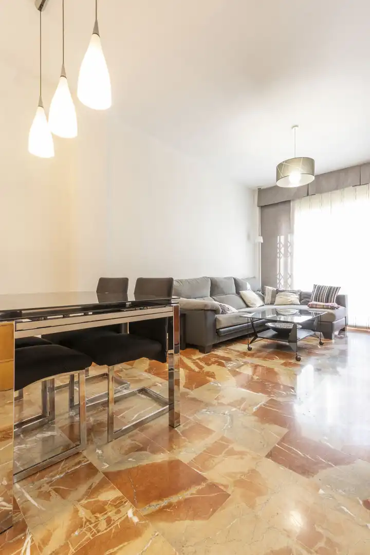 Sala de estar de Casa o chalet de alquiler en Vinalesa con Aire acondicionado, Terraza y Amueblado