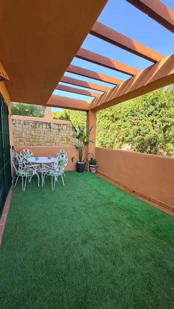 Terrace of Apartments for rent in Marbella  with Air Conditioner, Heating and Private garden