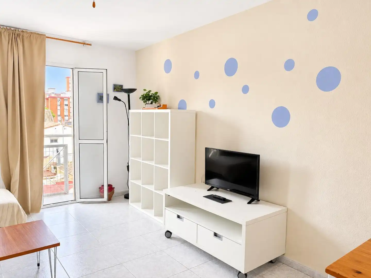 Sala de estar de Piso de alquiler en Málaga con Amueblado y Balcón