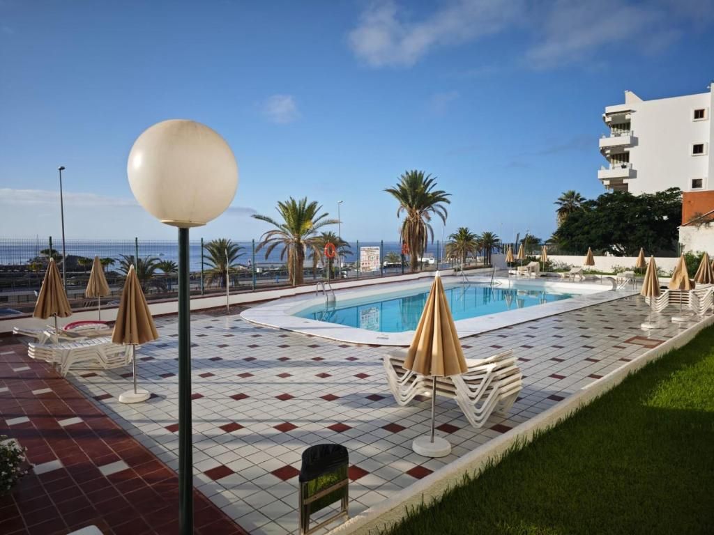 Schwimmbecken von Wohnung zur Miete in Mogán mit Klimaanlage, Möbliert und Internet