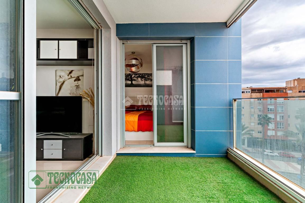 Balcony of Flat for sale in Roquetas de Mar  with Air Conditioner, Terrace and Storage room