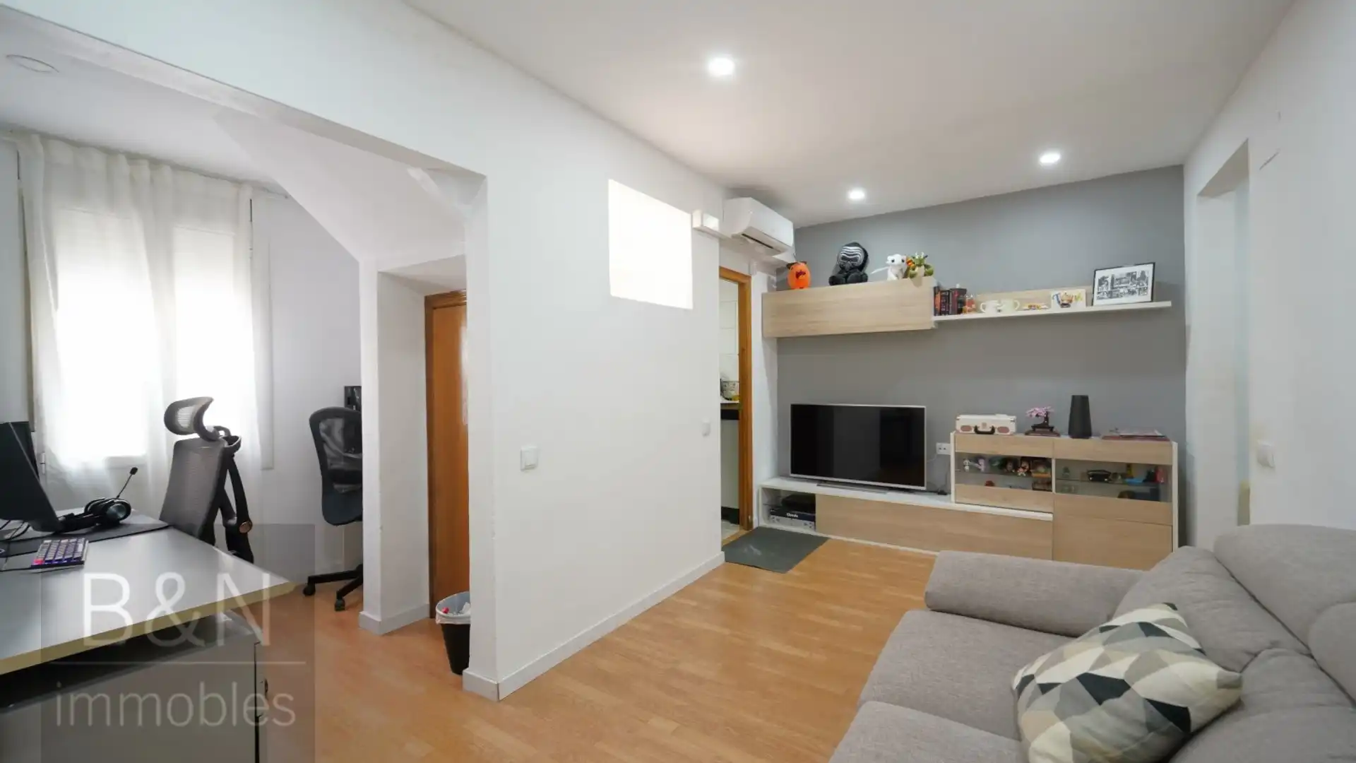 Sala d'estar de Dúplex en venda en Terrassa amb Aire condicionat i Terrassa