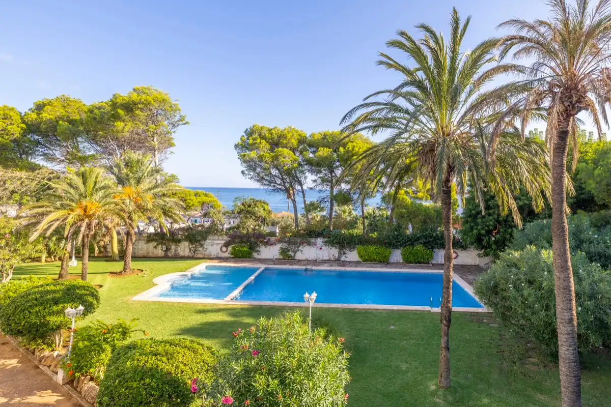 Garden of Apartments for sale in Dénia  with Air Conditioner and Community pool