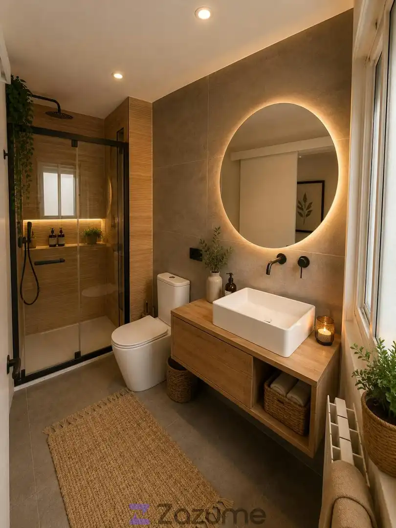 Bathroom of Attic for rent in Madrid  with Heating, Parquet flooring and Terrace