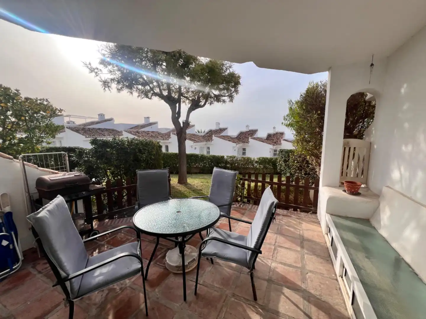 Terrassa de Casa adosada en venda en Mijas amb Jardí privat, Terrassa i Traster