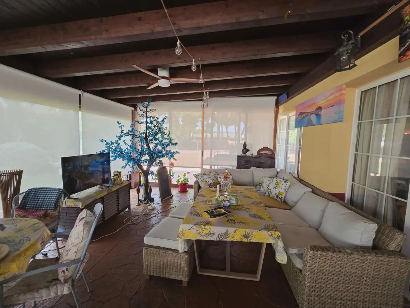 Terraza de Casa o chalet en venta en Creixell con Aire acondicionado, Calefacción y Jardín privado