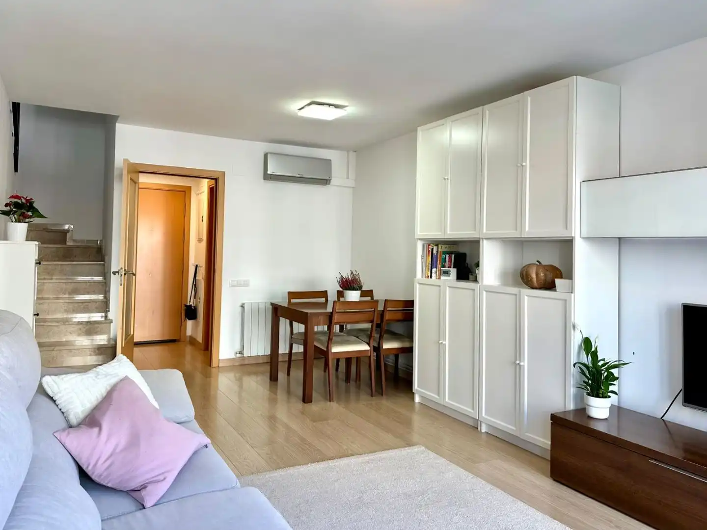 Sala d'estar de Pis en venda en Sant Feliu de Codines amb Aire condicionat