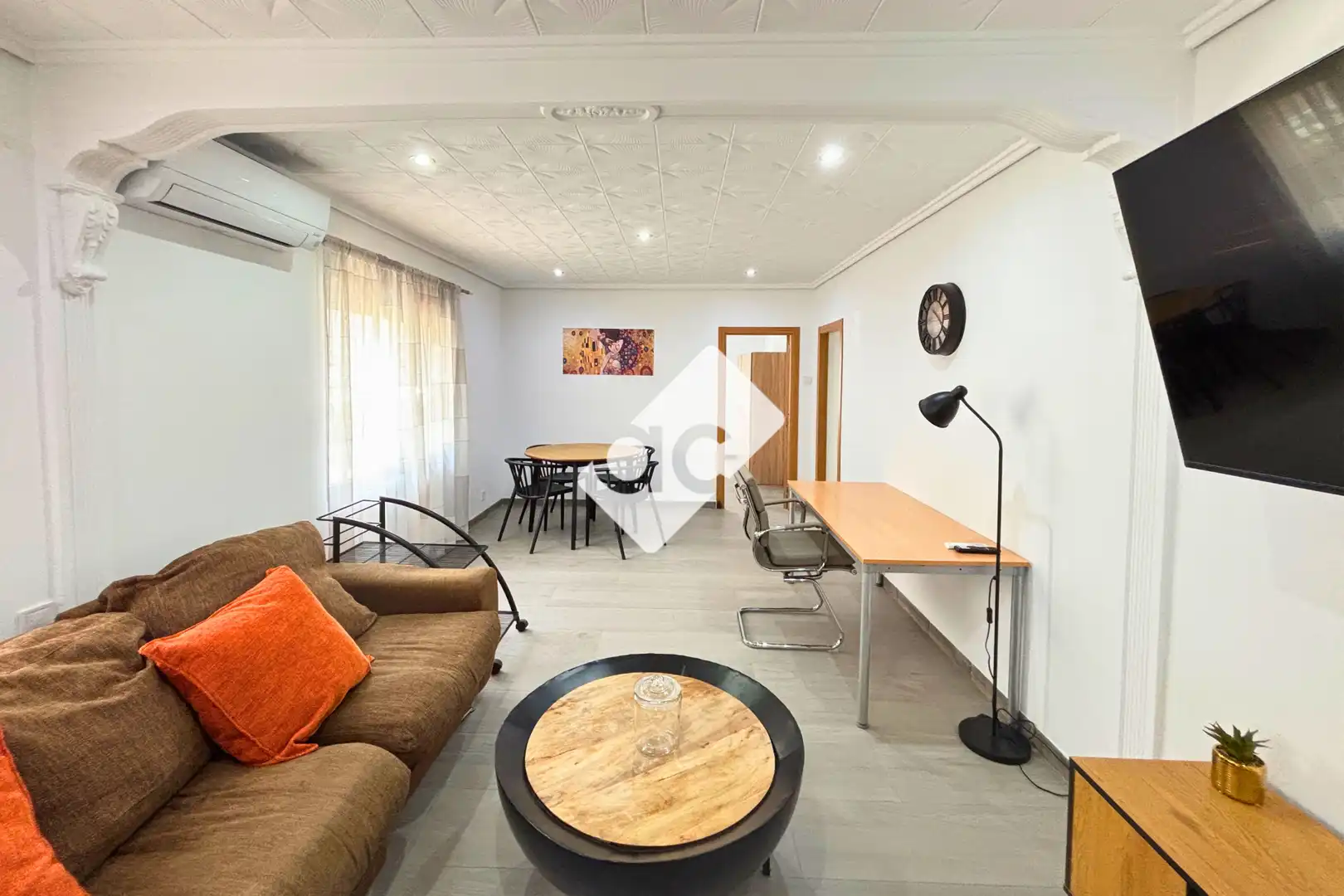 Sala d'estar de Apartament de lloguer en Alfafar amb Aire condicionat, Calefacció i Parquet