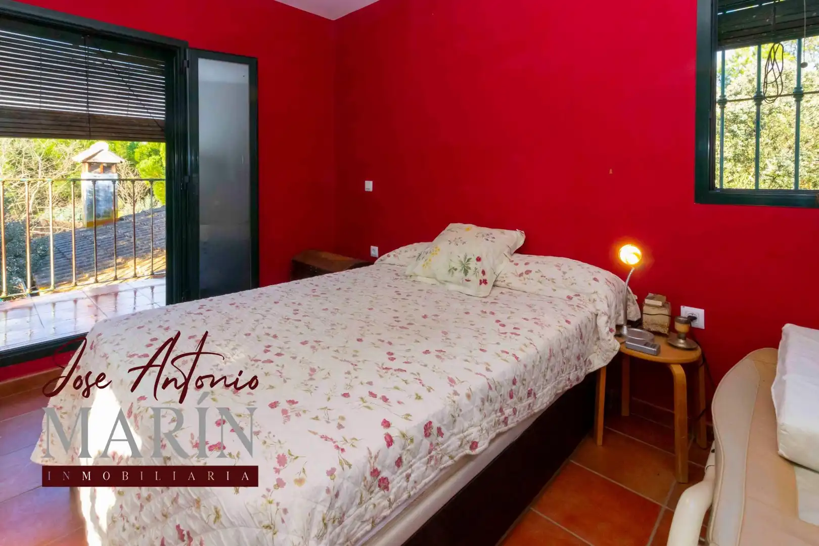 Schlafzimmer von Country house zum Verkauf in Badajoz mit Privatgarten, Abstellraum und Schwimmbad