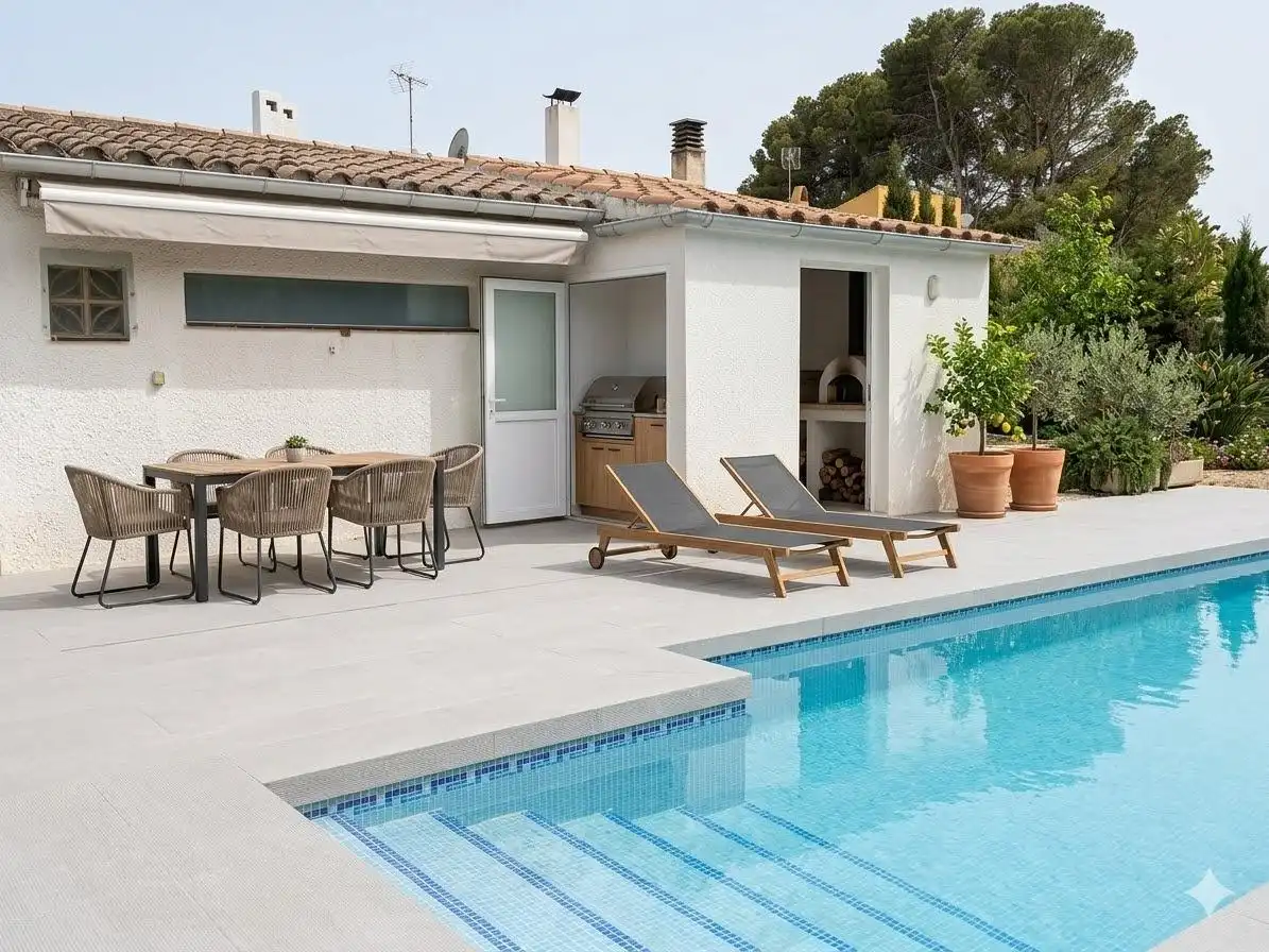 Terrassa de Casa o xalet en venda en L'Ametlla de Mar  amb Aire condicionat, Calefacció i Jardí privat