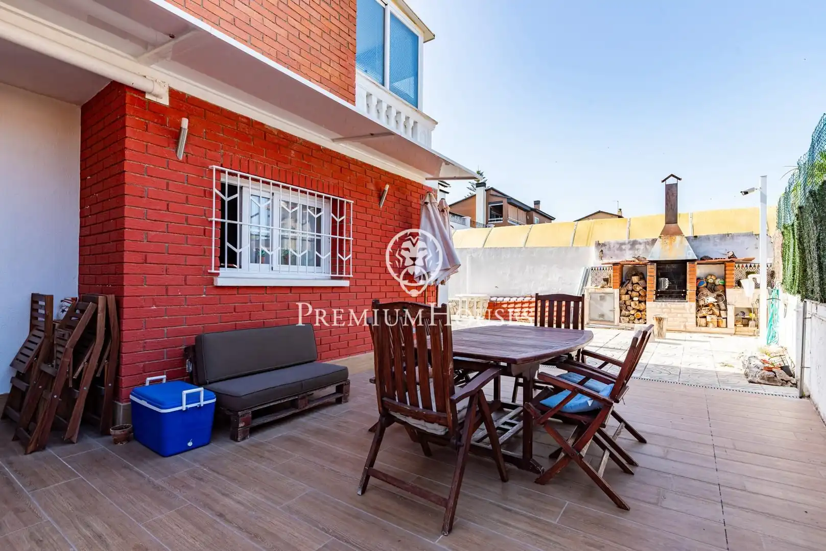 Terrassa de Casa adosada en venda en Castelldefels amb Aire condicionat, Calefacció i Jardí privat