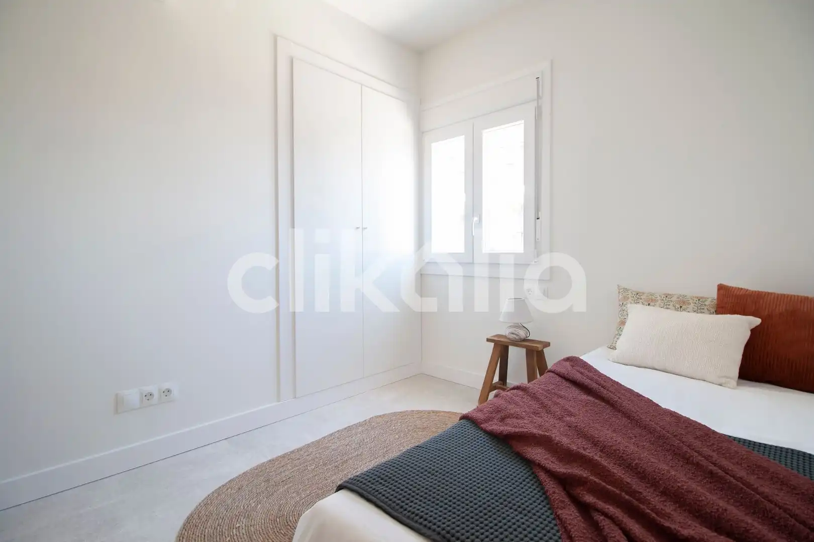 Schlafzimmer von Wohnung zum Verkauf in Torremolinos mit Klimaanlage, Privatgarten und Terrasse