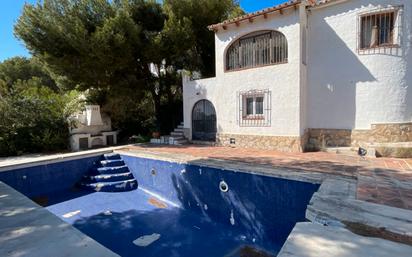 Piscina de Casa o xalet en venda en Moraira amb Terrassa i Piscina