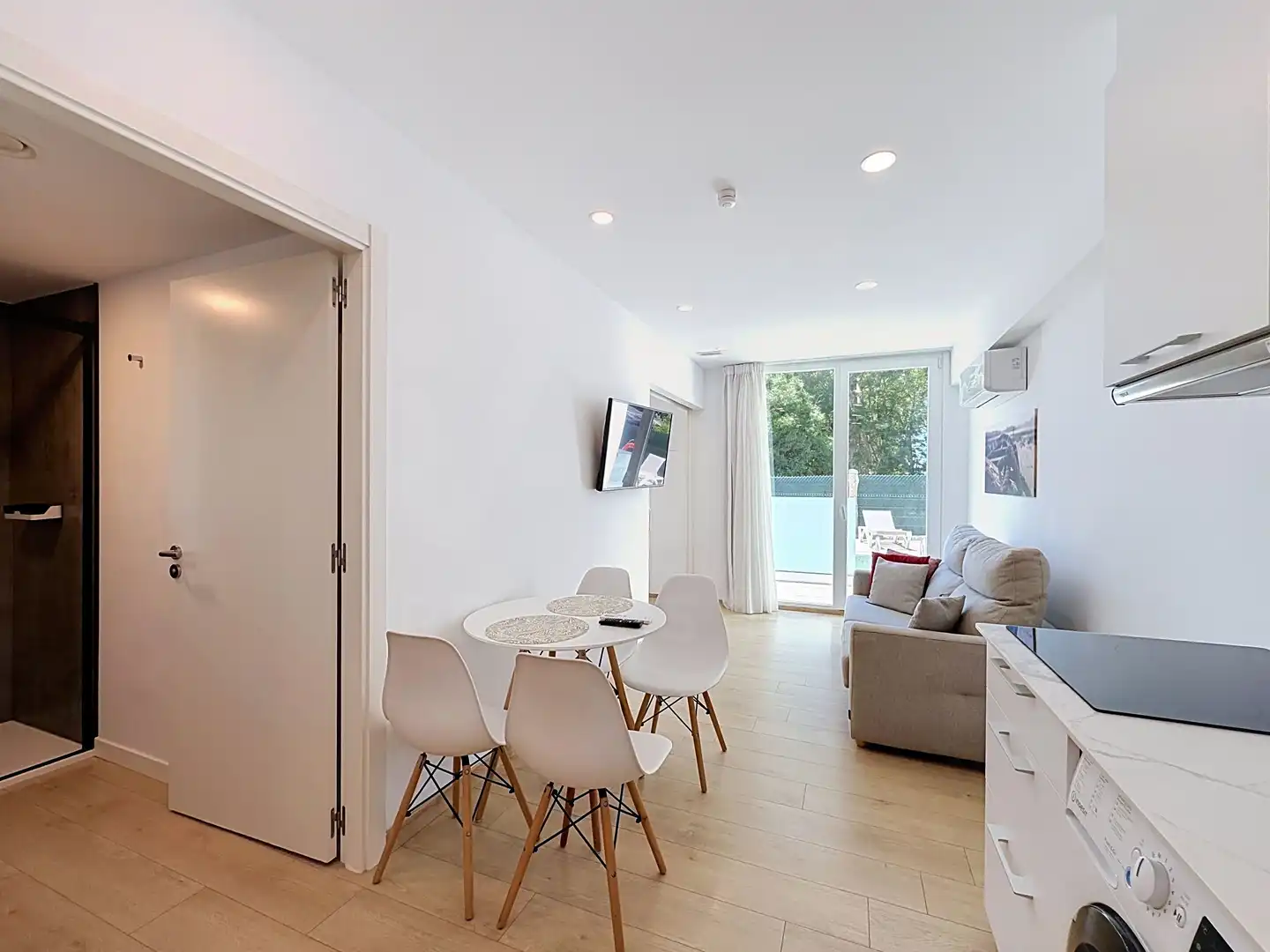 Sala de estar de Edificio en venta en Sanxenxo
