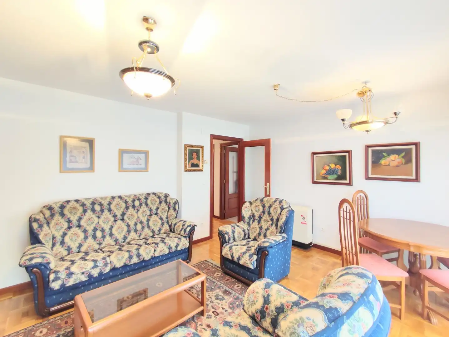 Wohnzimmer von Wohnung zum Verkauf in Fitero mit Heizung, Terrasse und Möbliert
