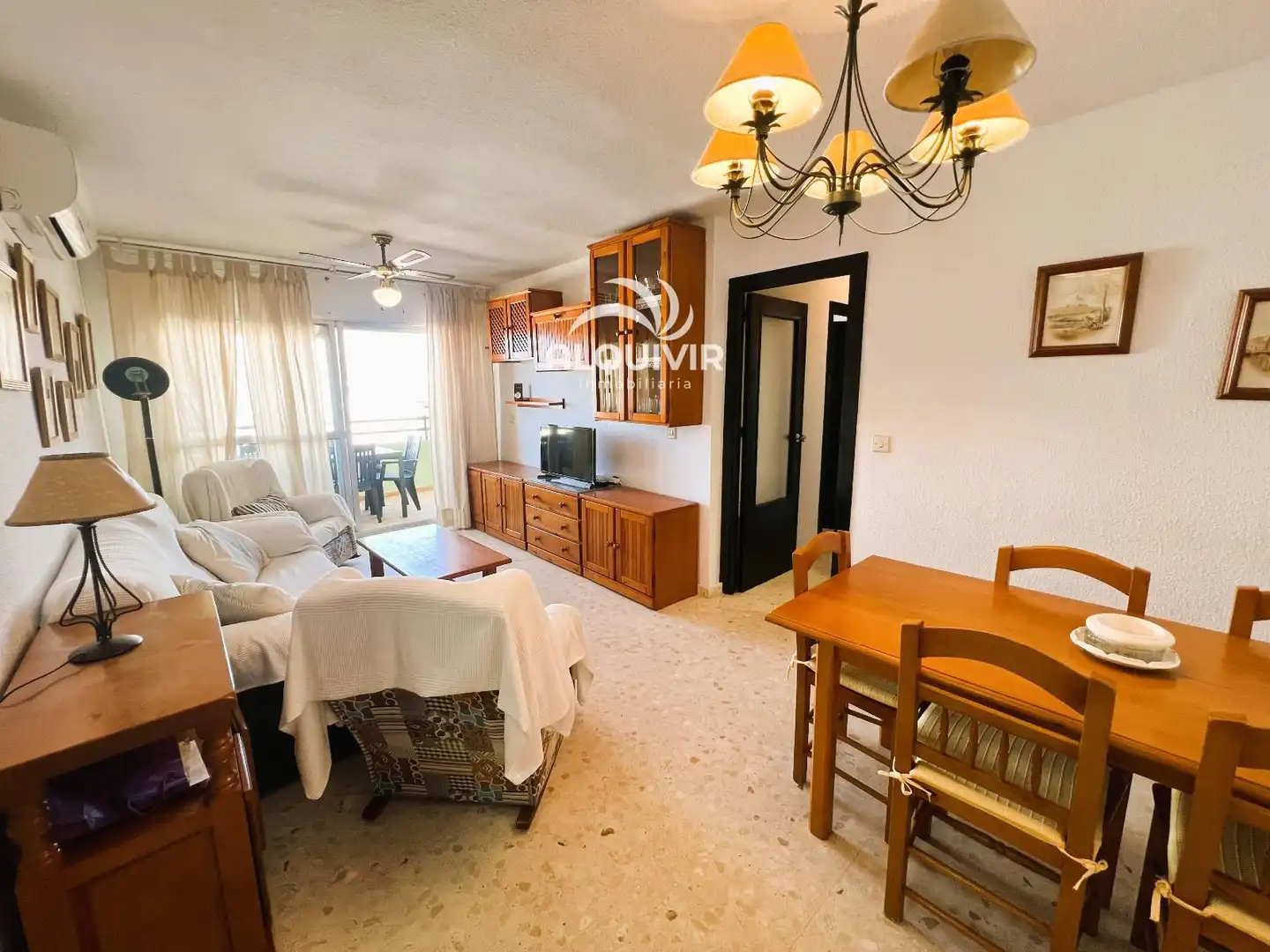 Living room of Flat for sale in Almonte  with Air Conditioner, Terrace and Swimming Pool