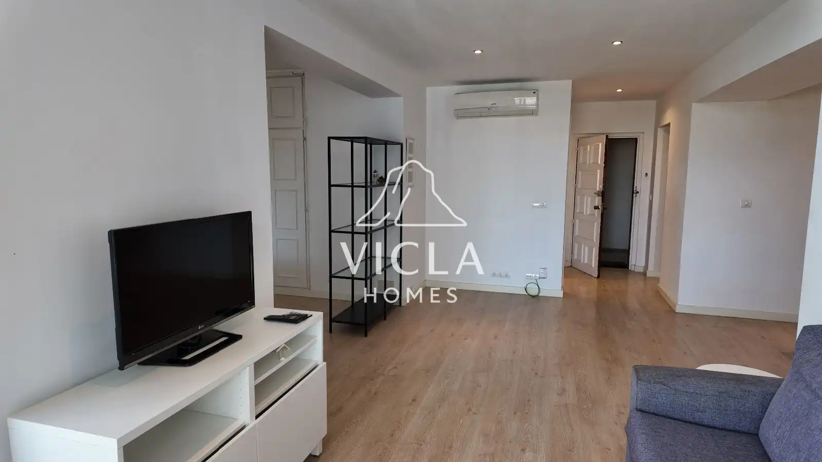 Wohnzimmer von Wohnung zur Miete in Sant Antoni de Portmany mit Klimaanlage, Heizung und Parkett
