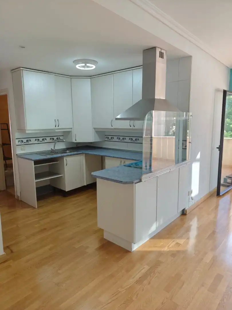 Kitchen of Flat for sale in Velilla de San Antonio  with Heating, Terrace and Furnished