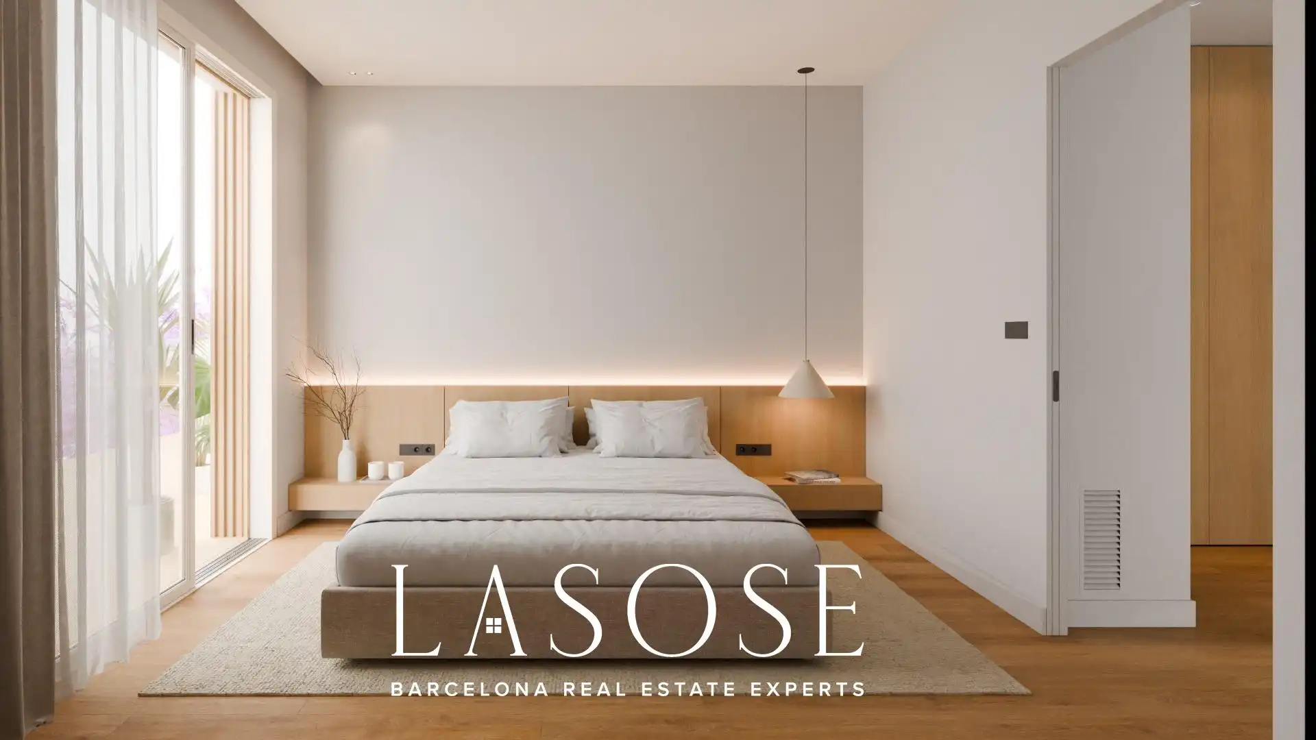 Schlafzimmer von Wohnungen zum Verkauf in Sitges mit Privatgarten, Terrasse und Abstellraum