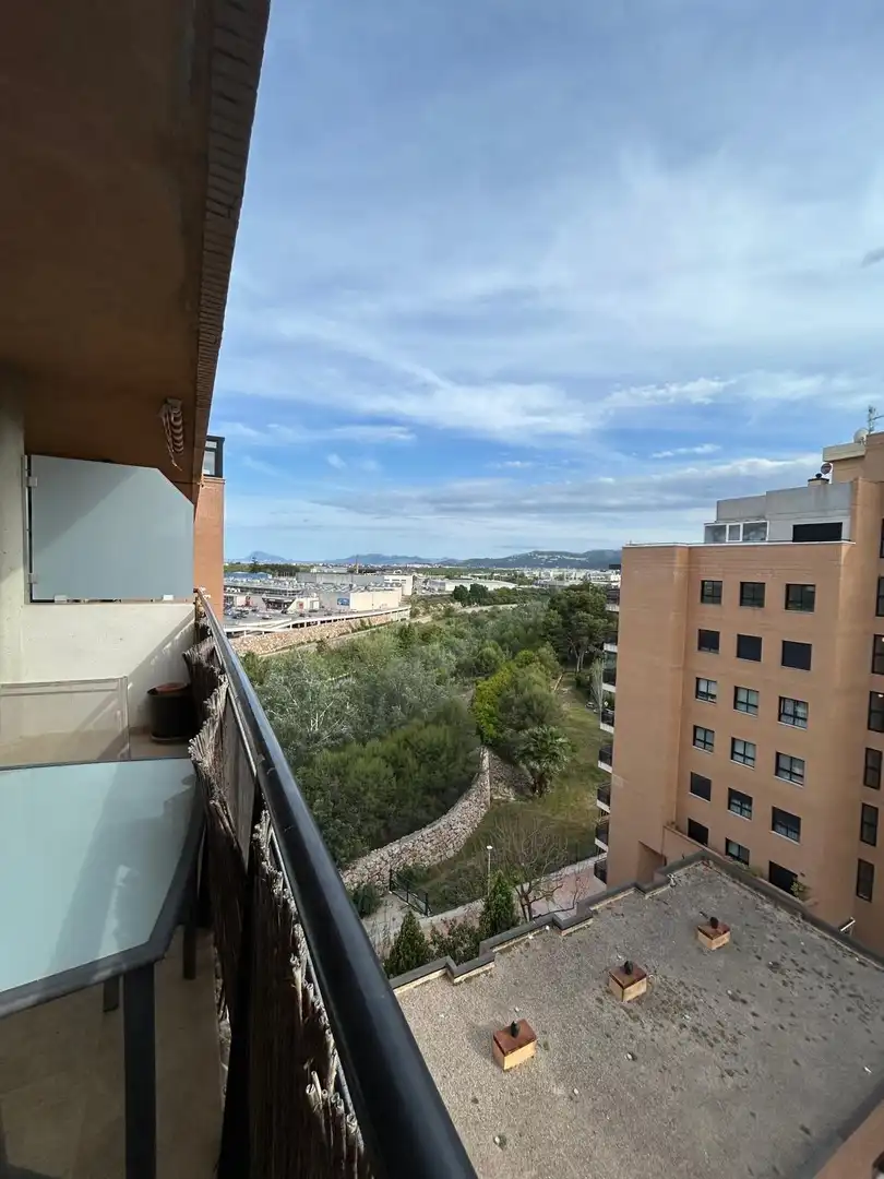 Balcony of Apartments for rent in Gandia  with Air Conditioner, Heating and Private garden