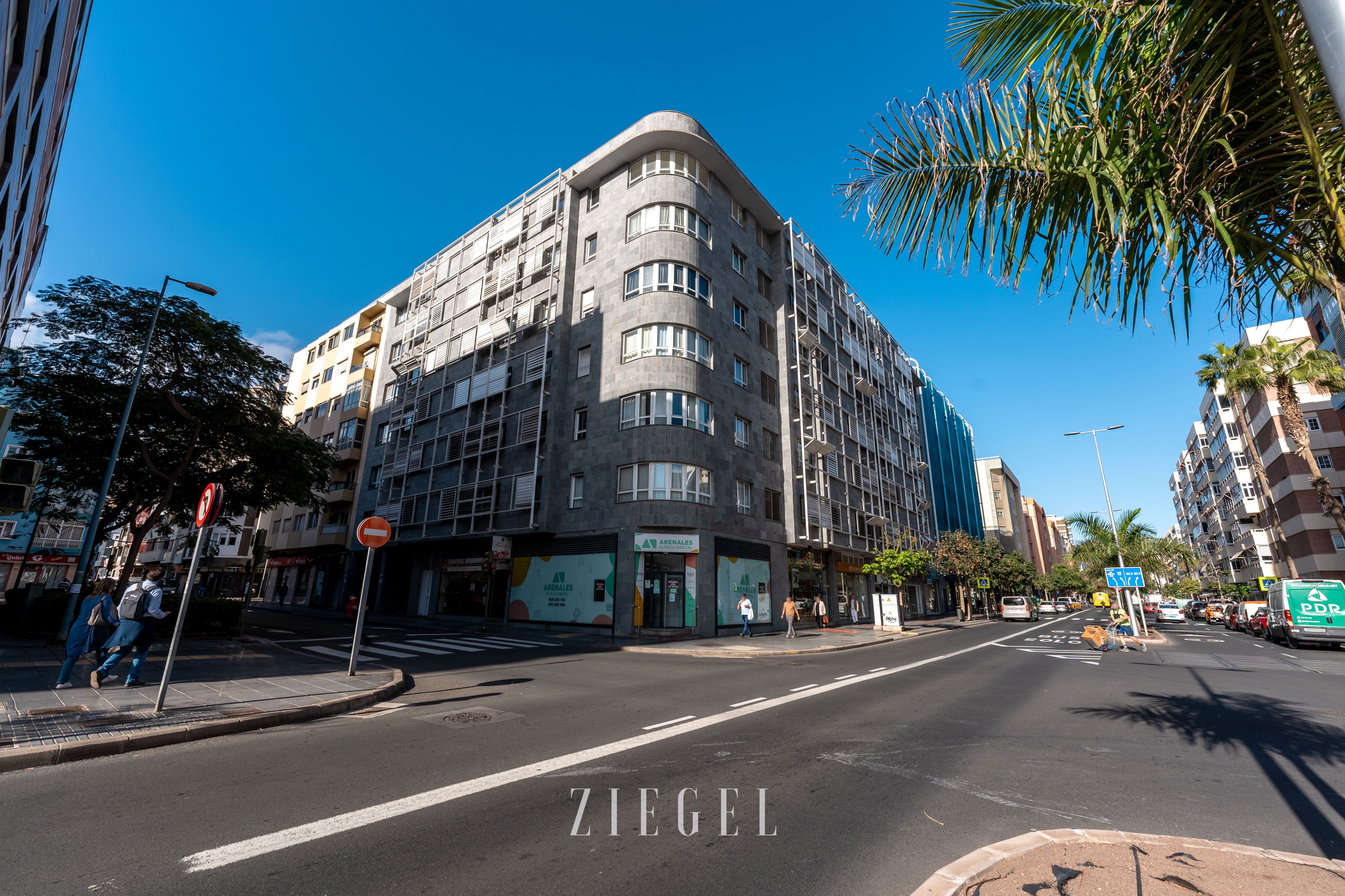 Vista exterior de Piso de alquiler en Las Palmas de Gran Canaria