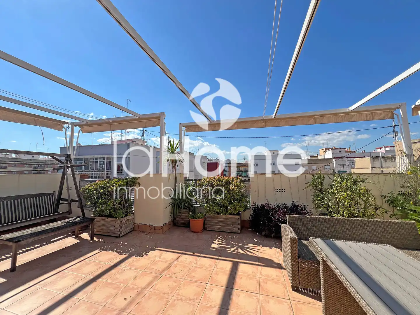 Terrasse von Dachboden zum Verkauf in Valencia mit Klimaanlage, Heizung und Parkett