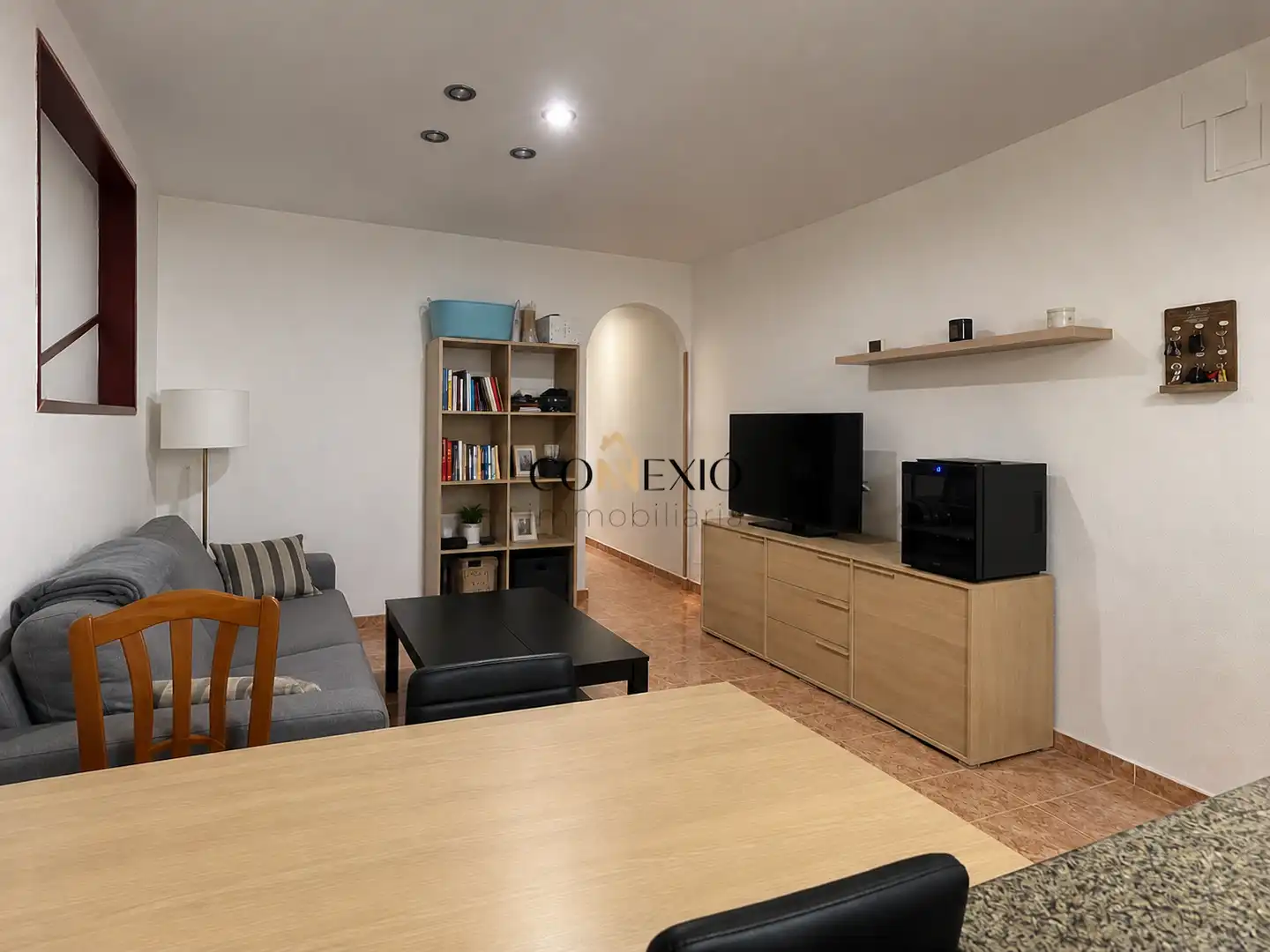 Sala d'estar de Casa adosada en venda en Vilablareix amb Aire condicionat, Calefacció i Parquet