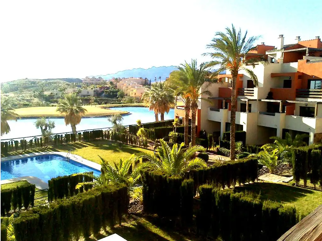 Exterior view of Flat for sale in Vera  with Air Conditioner, Terrace and Furnished