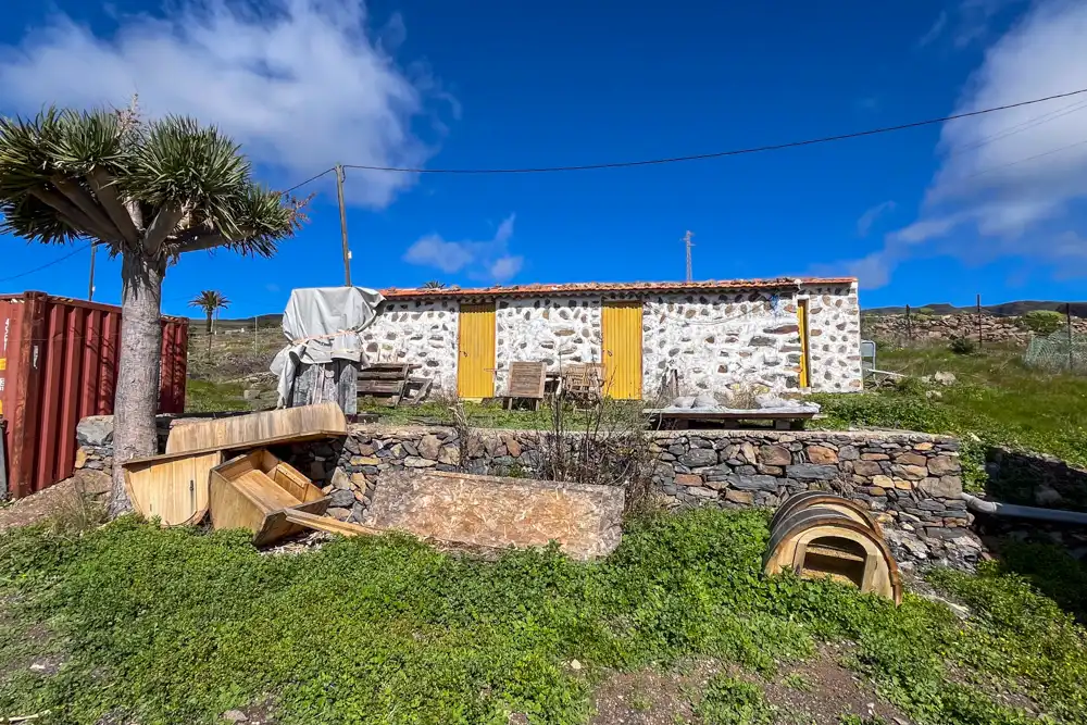 Vista exterior de Finca rústica en venda en Vallehermoso