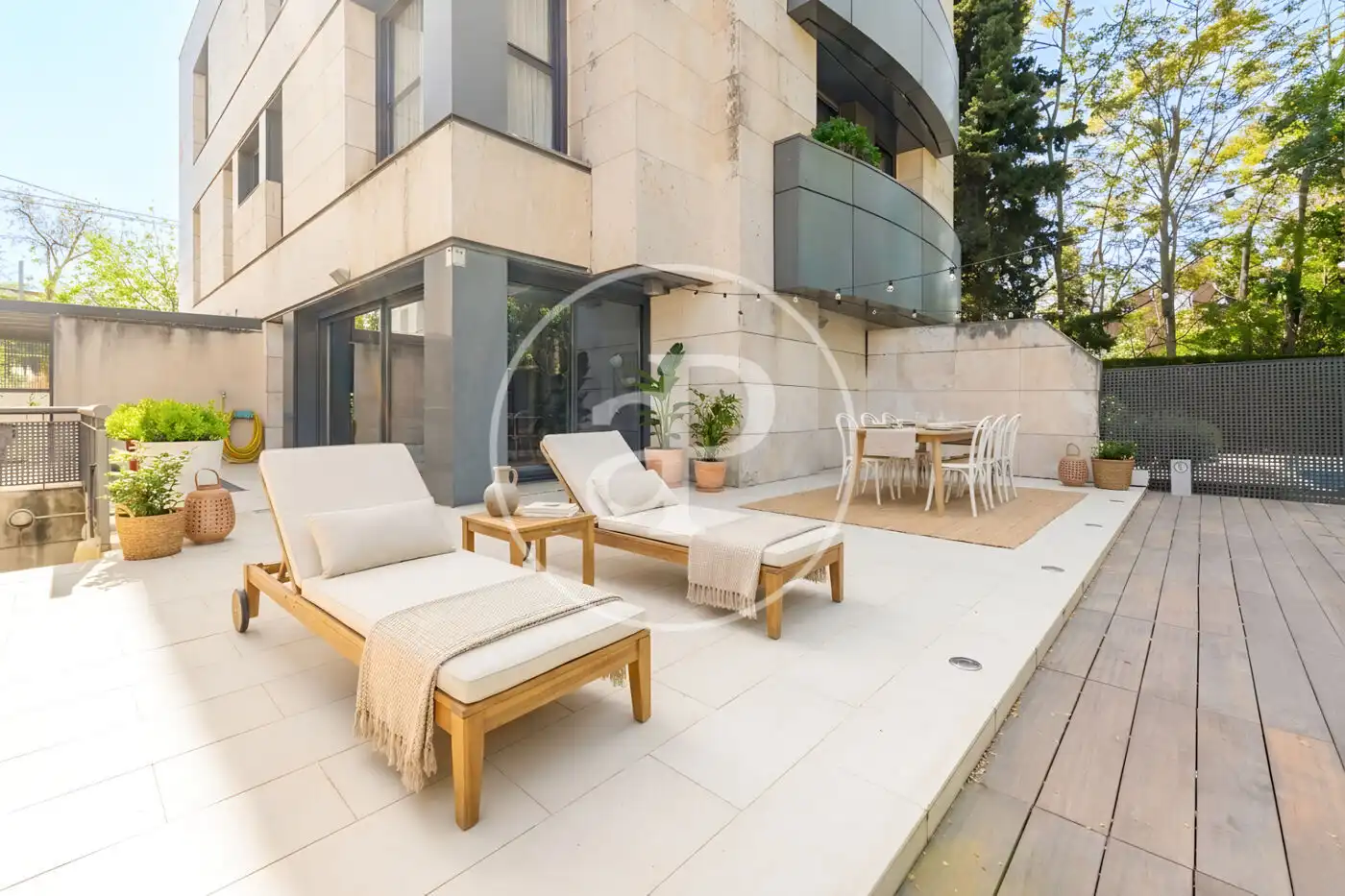 Terrace of Detached homes for sale in Madrid  with Air Conditioner, Heating and Private garden