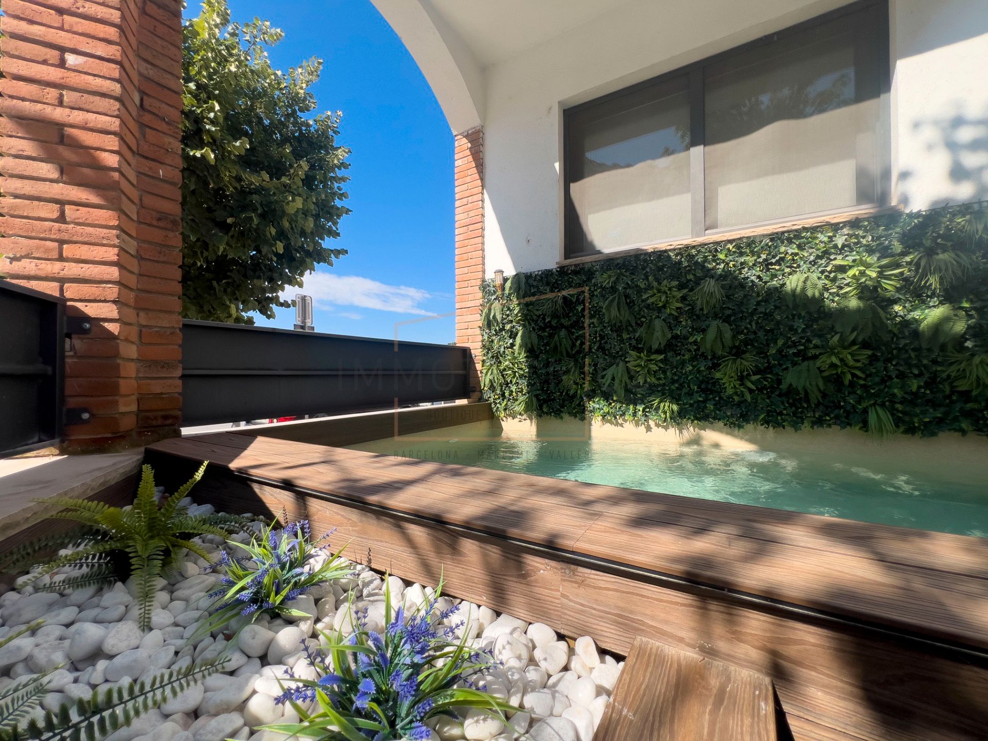 Swimming pool of Single-family semi-detached for sale in Lliçà d'Amunt  with Air Conditioner, Heating and Terrace