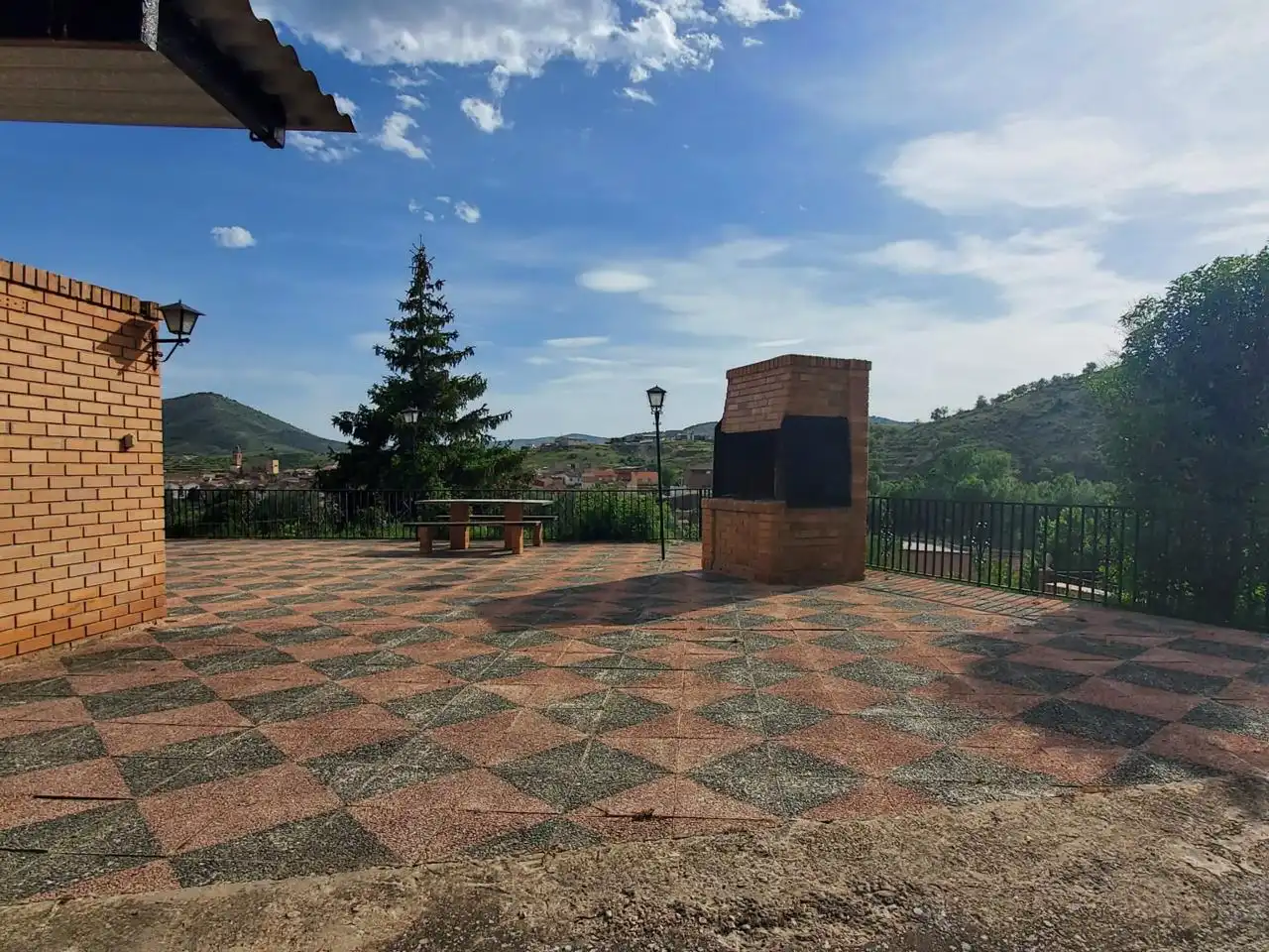 Terraza de Casa o chalet en venta en Moros con Calefacción, Jardín privado y Piscina
