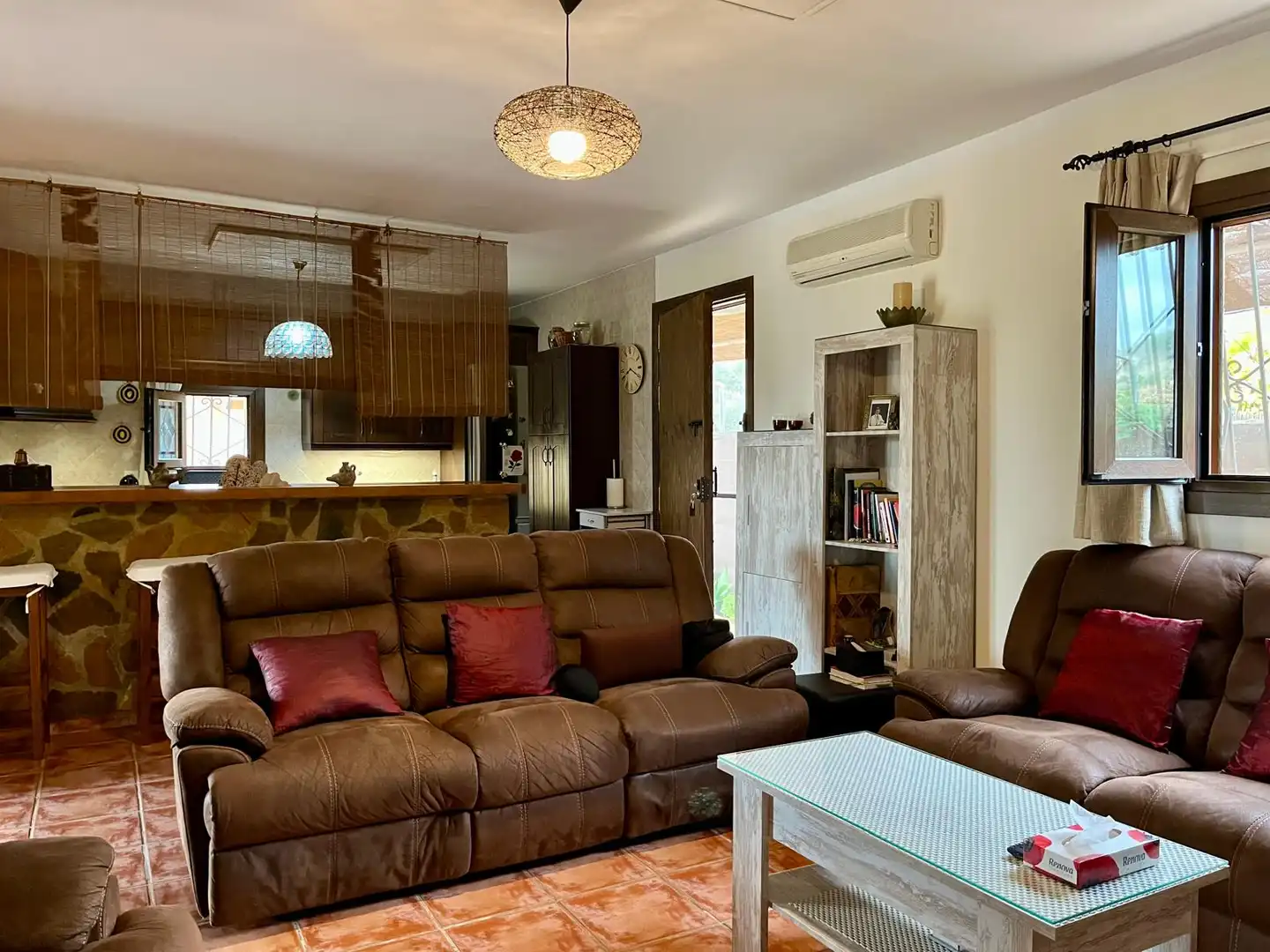 Living room of Detached homes for sale in Mojácar  with Air Conditioner, Heating and Private garden
