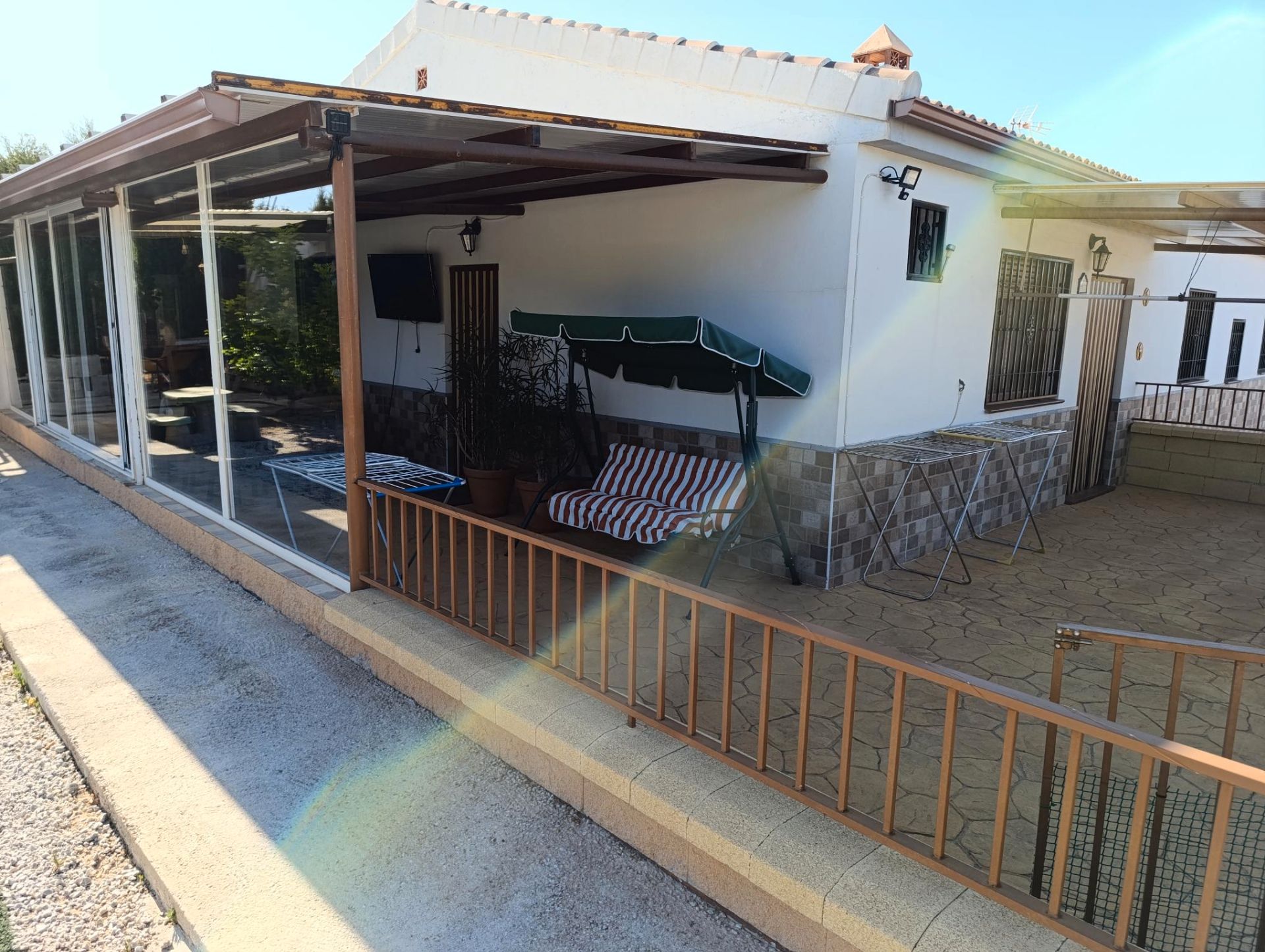 Vista exterior de Casa o xalet en venda en Alhama de Granada amb Jardí privat, Terrassa i Traster