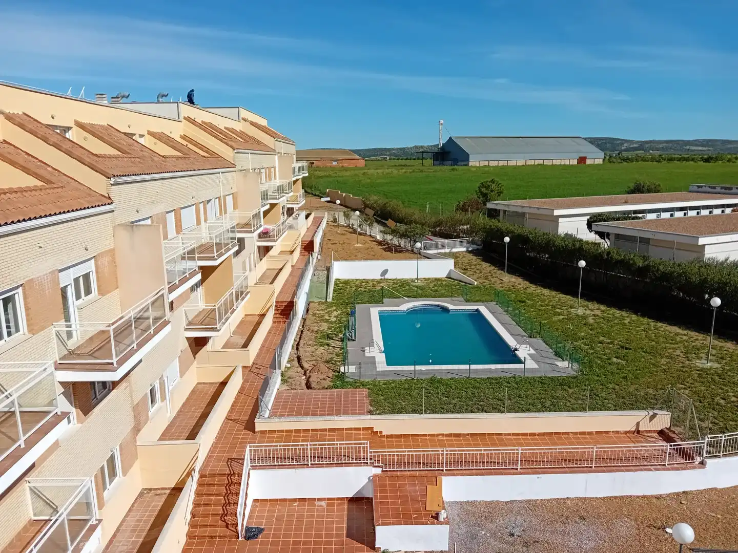 Swimming pool of Flat for sale in Pozuelo de Calatrava  with Storage room, Swimming Pool and Community pool