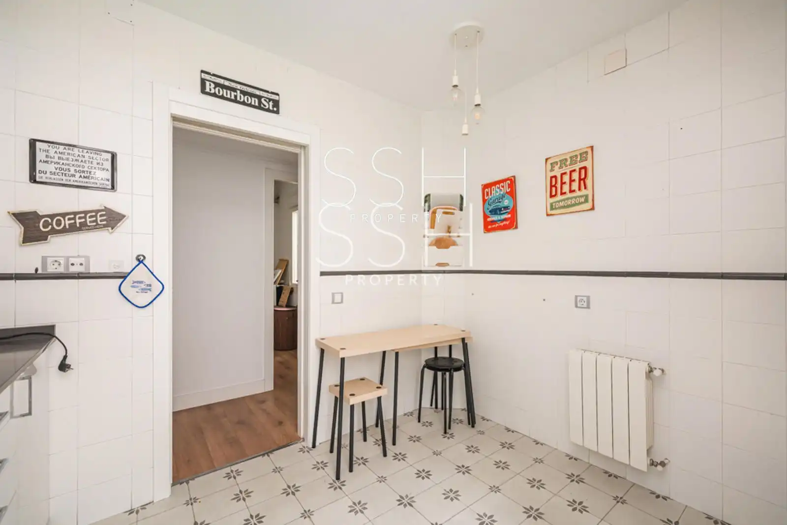 Küche von Wohnung zur Miete in Madrid mit Klimaanlage, Heizung und Möbliert