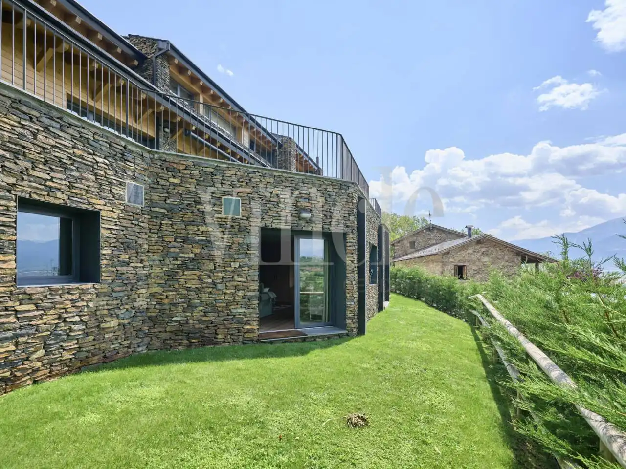 Vista exterior de Casa o xalet en venda en Ger amb Calefacció, Jardí privat i Parquet