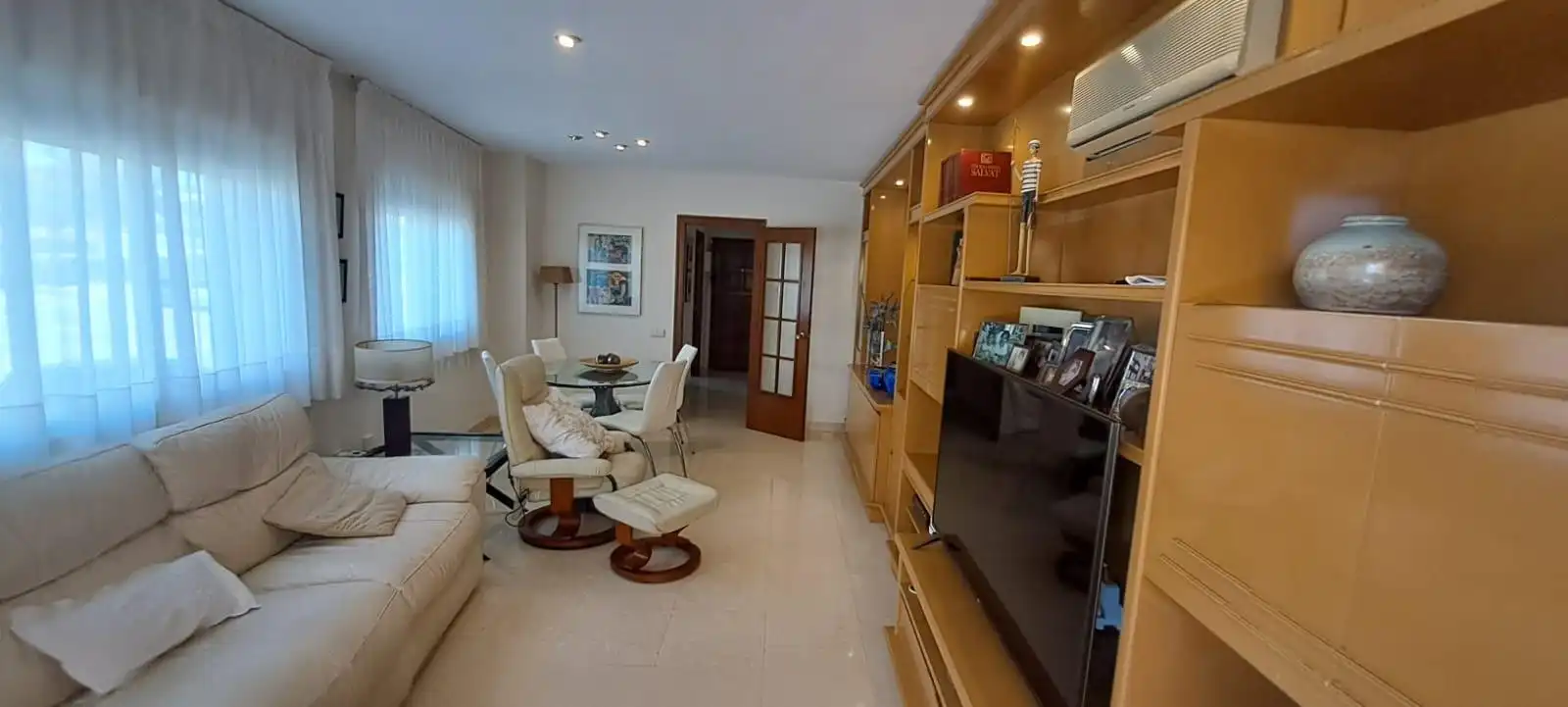 Wohnzimmer von Wohnung zum Verkauf in La Ràpita mit Klimaanlage, Möbliert und Gemeinschaftspool