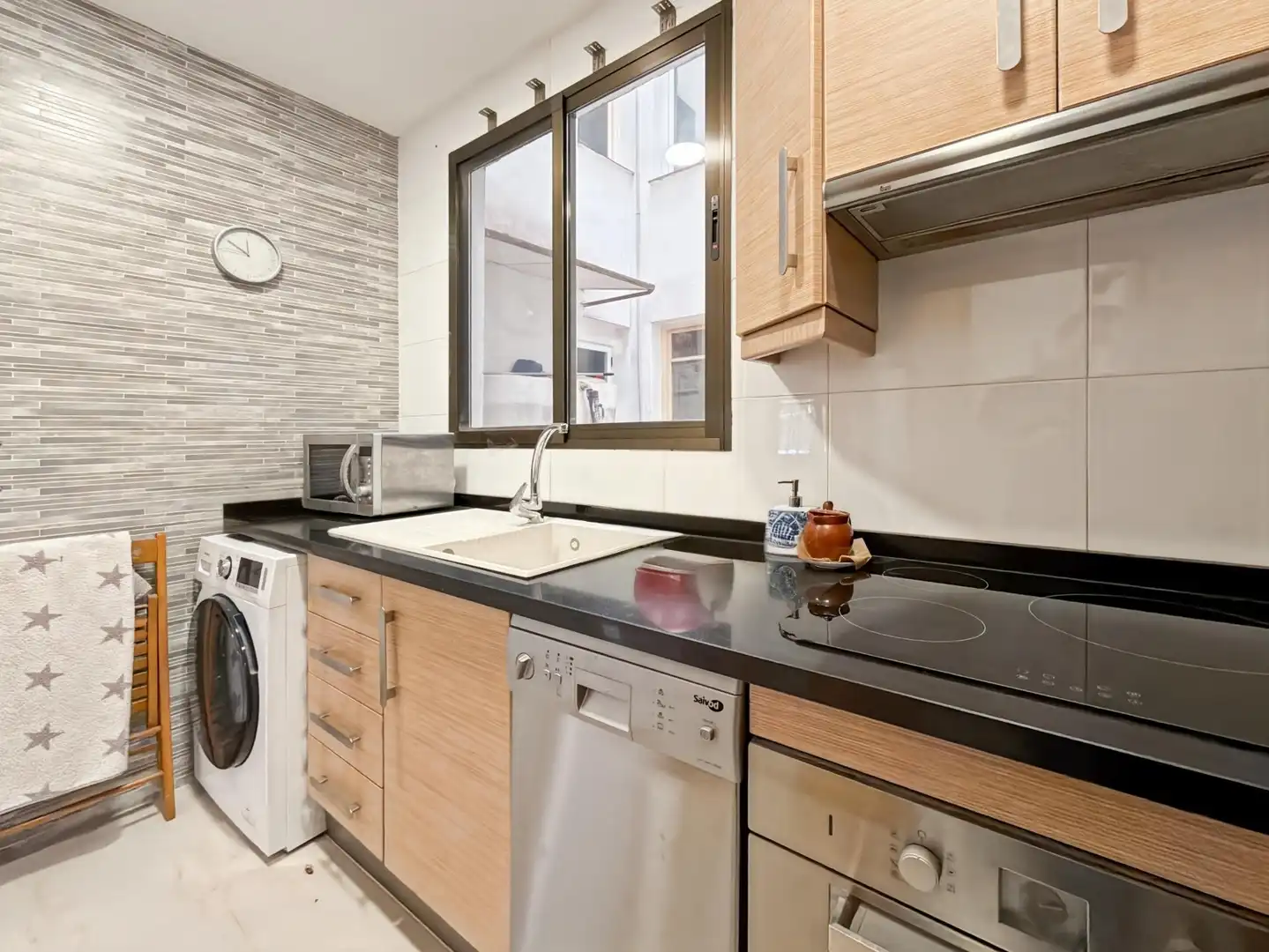 Cocina de Planta baja en venta en Castellón de la Plana / Castelló de la Plana con Aire acondicionado