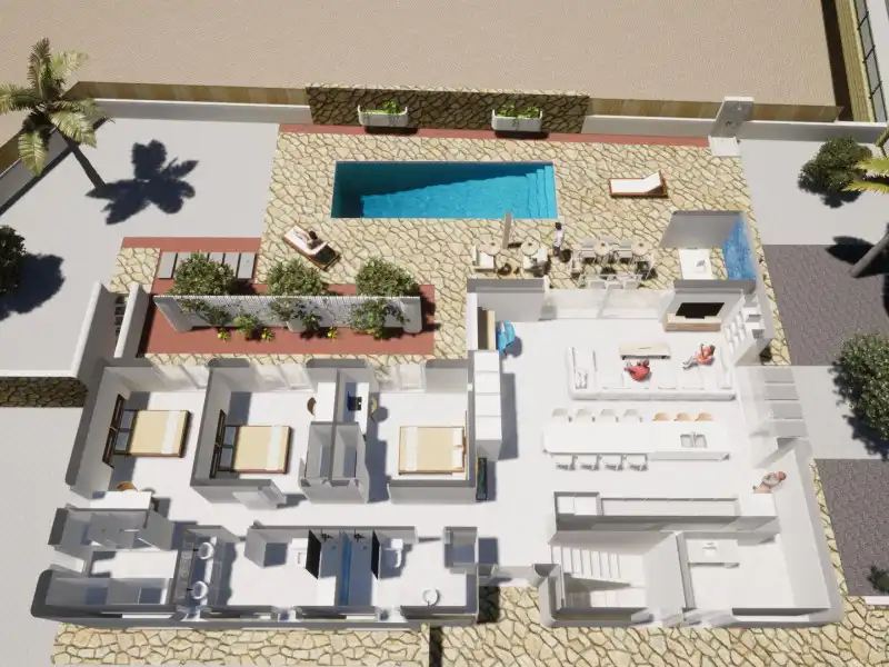 Jardín de Casa o chalet en venta en L'Alfàs del Pi con Piscina