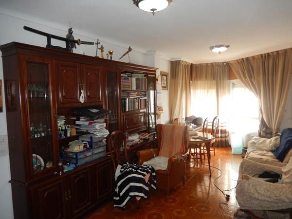 Living room of Flat for sale in  Albacete Capital  with Heating and Balcony