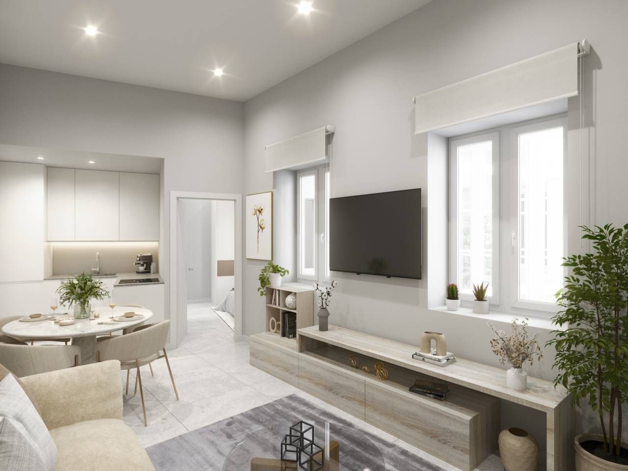 Sala d'estar de Àtic en venda en  Cádiz Capital amb Aire condicionat i Terrassa