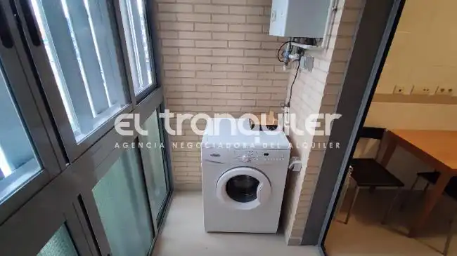 Balcony of Flat for rent in Madrid  with Swimming Pool, Furnished and Washing machine