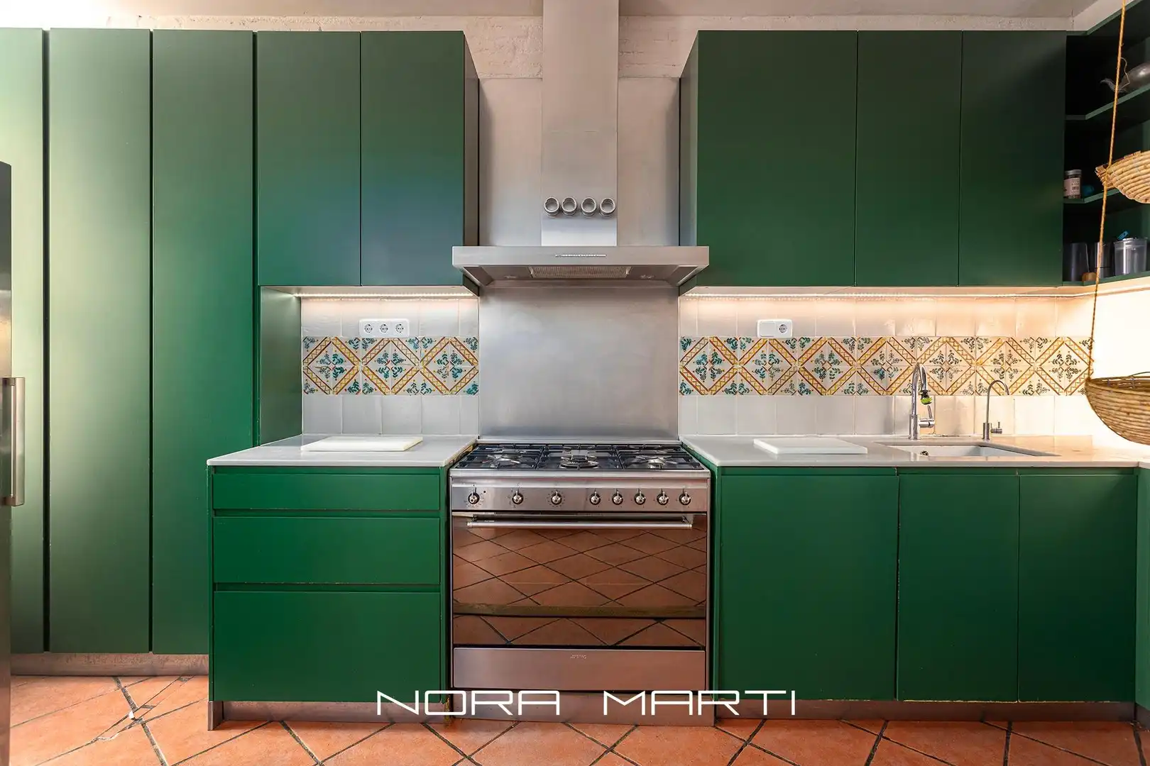 Cocina de Casa o chalet en venta en Barcelona con Calefacción y Terraza