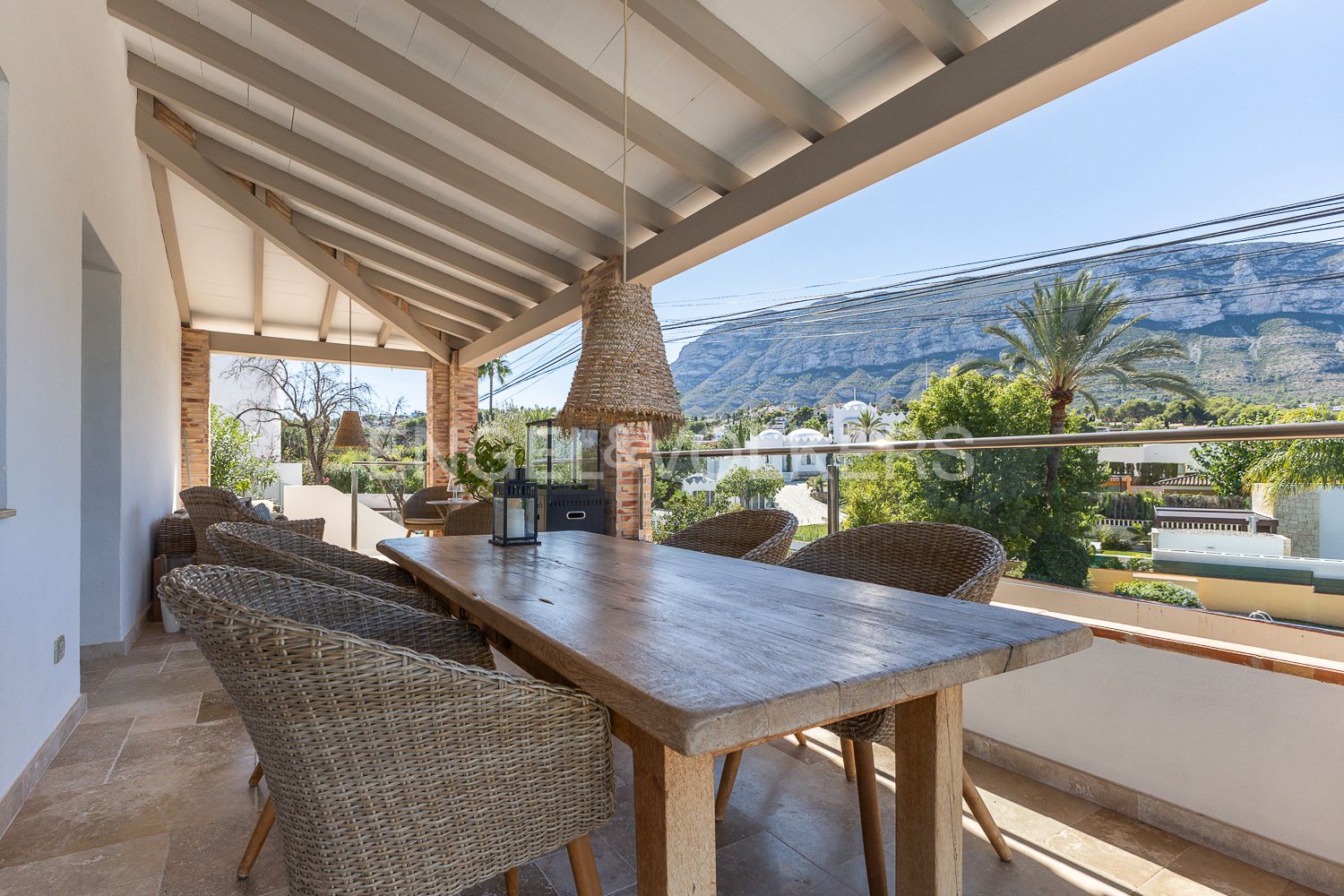 Terrassa de Casa o xalet en venda en Dénia amb Aire condicionat, Calefacció i Jardí privat