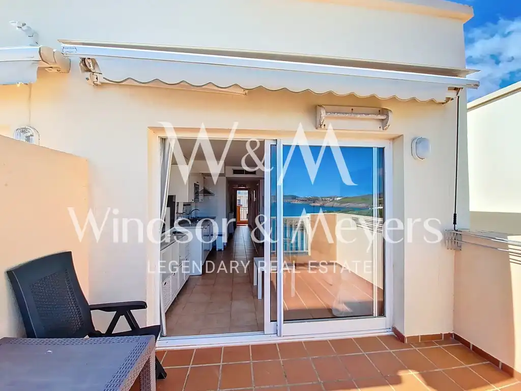 Terrace of Flat for sale in Santa Eulària des Riu  with Air Conditioner, Furnished and Microwave